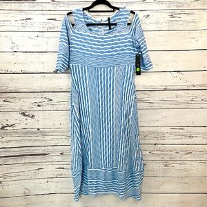 NWOT IC Collection by Connie K Cold Shoulder Dress